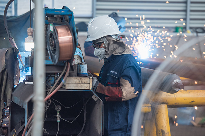 舒兰网架焊接车间